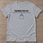 Sport Grey Grocery Gains T-shirt — funny gym slogan, for women who train and laugh about it
