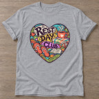 Sport Grey Rest Day Club T-shirt — rest and recovery design, for women who train