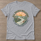 Sport Grey Pace Yourself T-shirt — motivational slogan design, for women who train