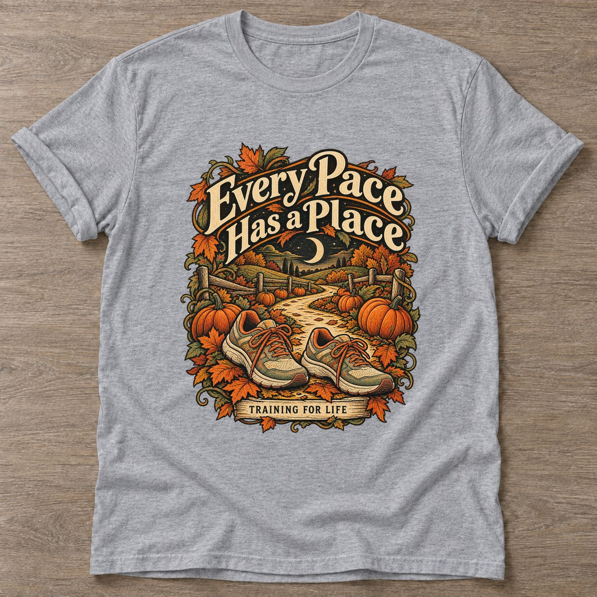 Sport Grey Every Pace T-shirt — walking club design, for women who walk