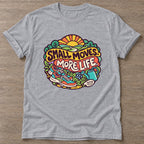 Sport Grey Small Moves T-shirt — growth mindset design, for women building a habit