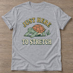 Sport Grey Slow Vibes T-shirt — rest and recovery design, for women who train