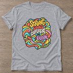 Sport Grey Strong Looks Different T-shirt — body positive design, for every body in the gym