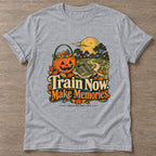 Sport Grey Autumn Miles T-shirt — running design, for women who run