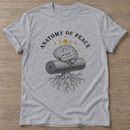 Sport Grey Mindful Growth T-shirt — growth mindset design, for women building a habit