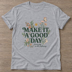 Sport Grey Ordinary Moments T-shirt — motivational slogan design, for women who train