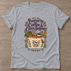 Sport Grey Coven Support T-shirt — gym club design, for women who train together