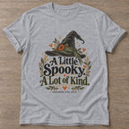 Sport Grey Spooky A Lot T-shirt — funny gym slogan, for women who train and laugh about it