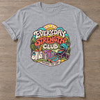 Sport Grey Everyday Strength Club T-shirt — gym club design, for women who train together