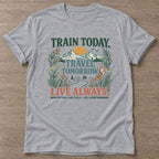 Sport Grey Every Morning Matters T-shirt — motivational slogan design, for women who train
