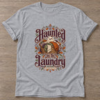 Sport Grey Laundry Ghost T-shirt — funny gym slogan, for women who train and laugh about it