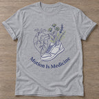 Sport Grey Heartbeat Run T-shirt — running design, for women who run