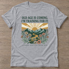 Sport Grey Long Run Strong T-shirt — longevity training design, for women over 40