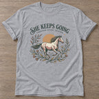 Sport Grey Through Every Season T-shirt — longevity training design, for women over 40