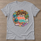 Sport Grey Strong Personal Thing T-shirt — body positive design, for every body in the gym