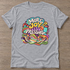 Sport Grey Joy Over Pressure T-shirt — rest and recovery design, for women who train