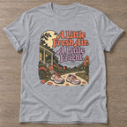 Sport Grey Fresh Air Fright T-shirt — walking club design, for women who walk