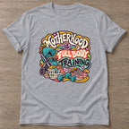 Sport Grey Mom Gains T-shirt — weightlifting design, for women who lift