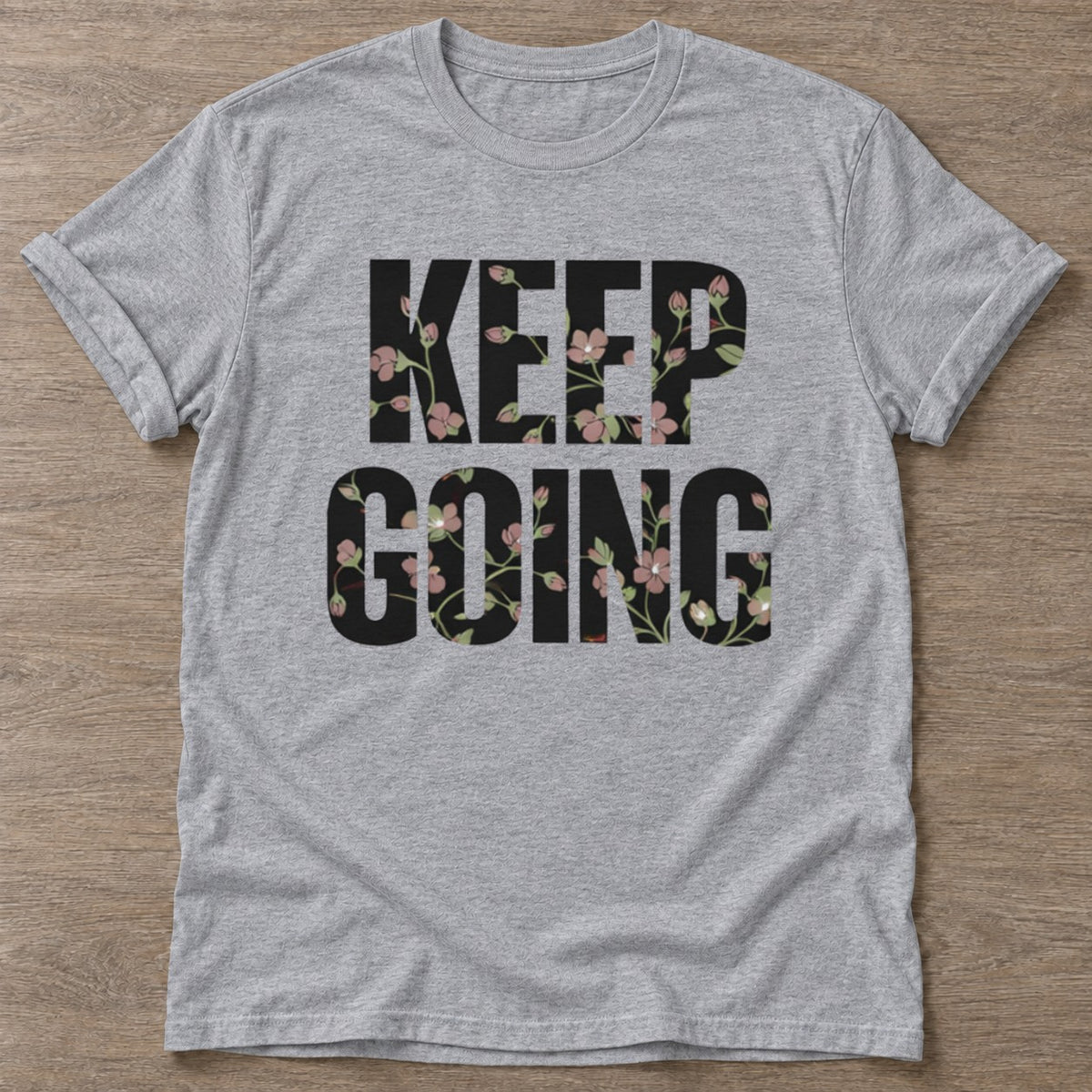 Sport Grey Growth Mode T-shirt — growth mindset design, for women building a habit