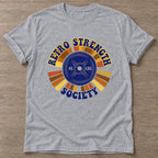 Sport Grey Iron Cult T-shirt — gym club design, for women who train together