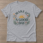 Sport Grey You Decide T-shirt — motivational slogan design, for women who train