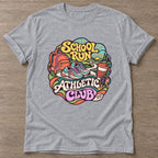 Sport Grey Athletic Club T-shirt — gym club design, for women who train together