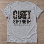 Sport Grey Gentle Force T-shirt — rest and recovery design, for women who train