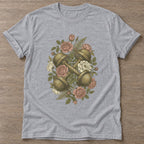Sport Grey Lift And Grow T-shirt — weightlifting design, for women who lift