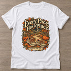 White Every Pace T-shirt — walking club design, for women who walk