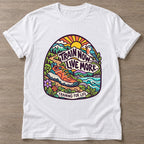 White Training For Life T-shirt — longevity training design, for women over 40