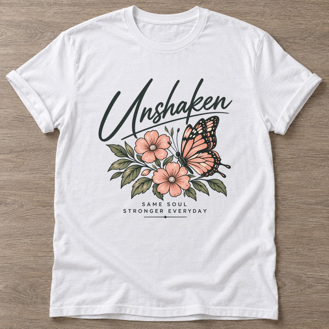 White Same Soul T-shirt — longevity training design, for women over 40