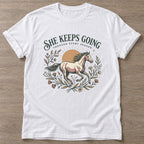 White Through Every Season T-shirt — longevity training design, for women over 40