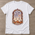 White We Make Room T-shirt — body positive design, for every body in the gym