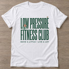 White Chill Gains T-shirt — funny gym slogan, for women who train and laugh about it