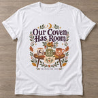 White Coven Training T-shirt — gym club design, for women who train together