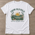 White Wild Heart Rising T-shirt — motivational slogan design, for women who train