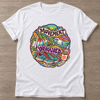 White Movement Was Involved T-shirt — funny gym slogan, for women who train and laugh about it
