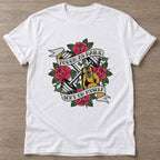 White Soft On Myself T-shirt — rest and recovery design, for women who train